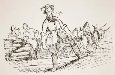 For at komme tilbage til landet, illustration fra 